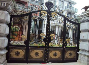 福州鐵藝大門-福州東盛門業-福州鐵藝大門加工